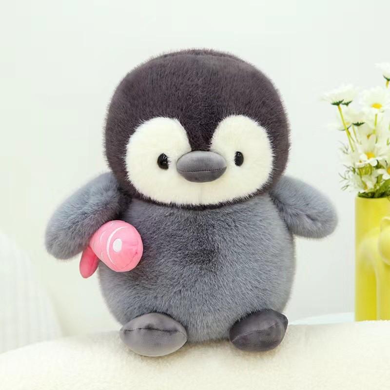 Fish Pattern Snowflake Penguin Plush Toy Stuffed Animal Kids Marine Doll Animal