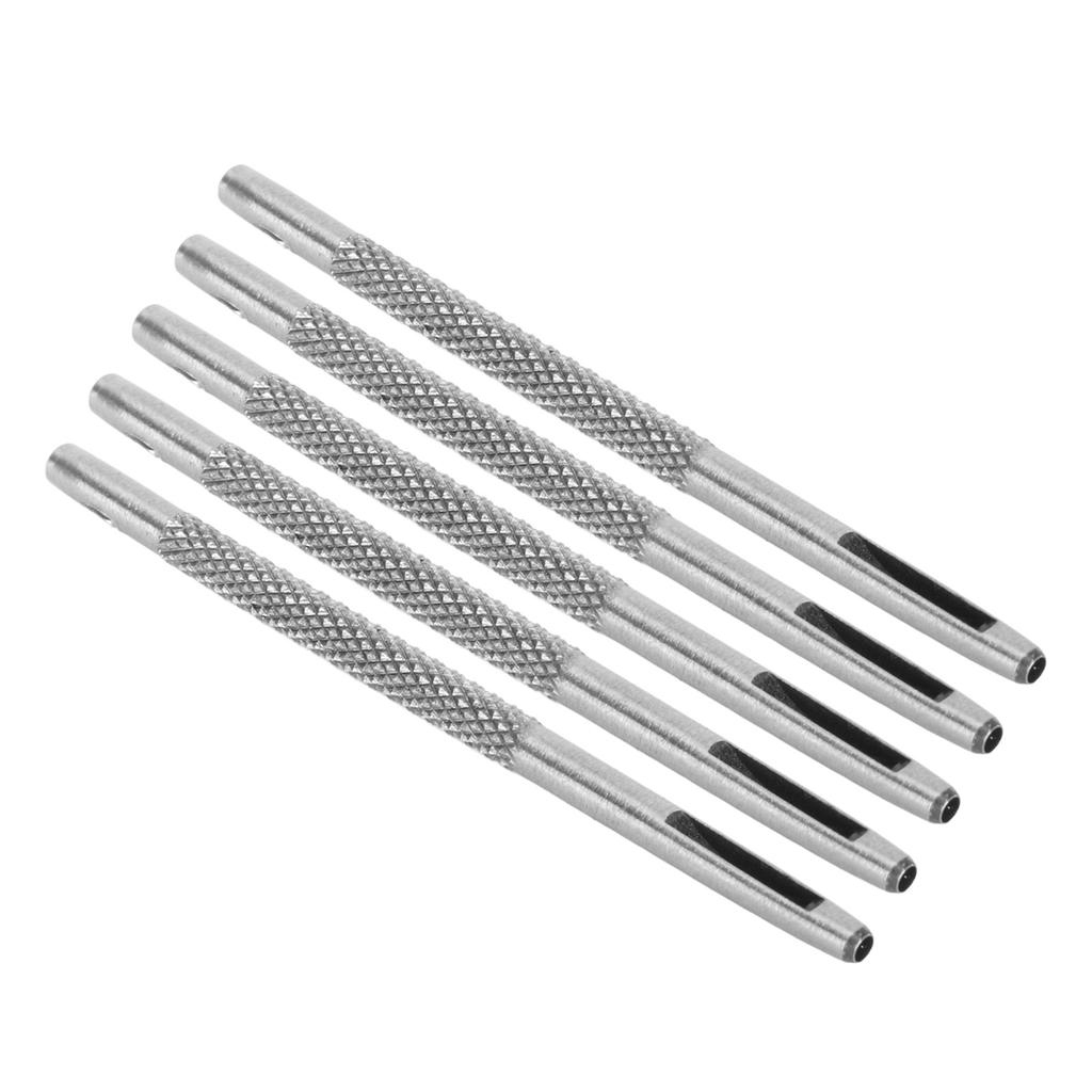 20Pcs Leather Hole Punch Carbon Steel Chromeplated Assorted Sizes Leather Punch Tool for Watch Band Belt Craft