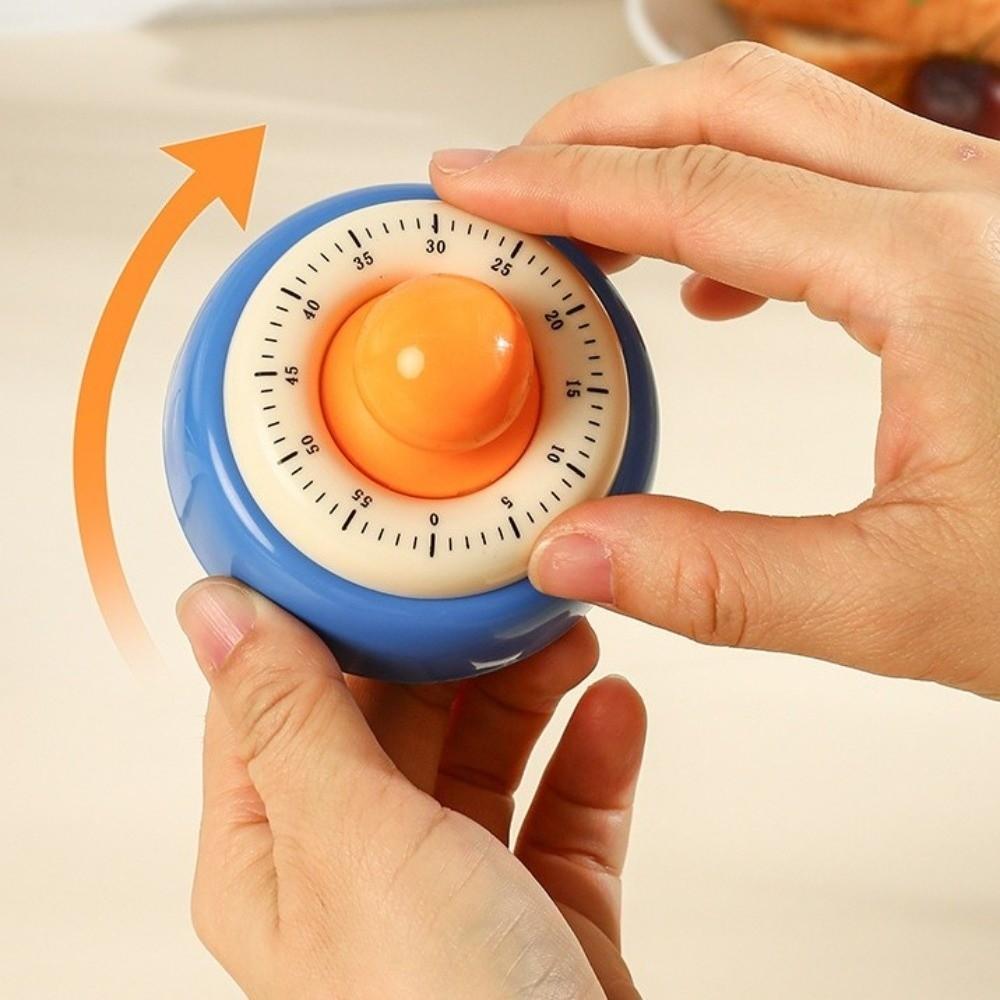 Self Discipline Magnetic Mechanical Timer Round Visual Countdown Timer Exercise