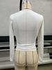 2025 European Autumn/Winter Slim Fit Long Sleeve Women’s Open Shirt