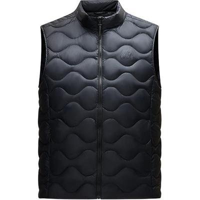 Colete Esportivo Masculino Versátil Casual Quente Resistente à Água Série Outdoor Colete Preto Básico 952516901-1