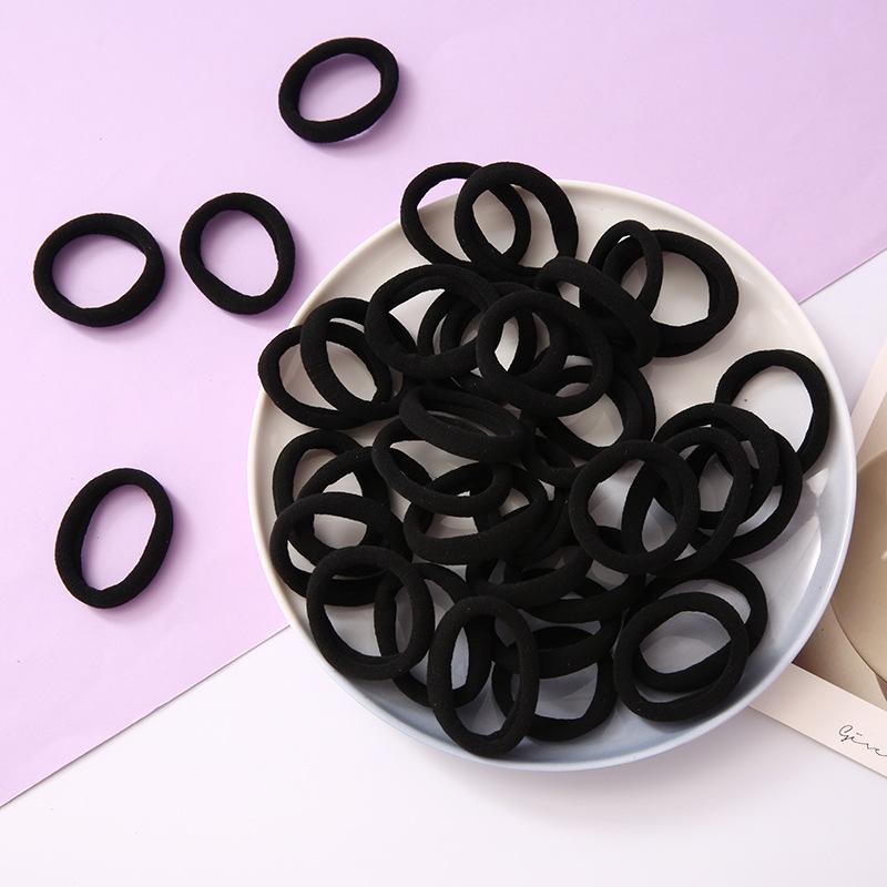Korean Style High Elasticity Hair Ties - Gentle, No-Damage Rubber Bands for Women