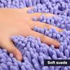 Chenille Bathroom Mat Non Slip Bath Mat Super Soft Absorbent Bathroom Rug Machine Washable Non-slip Fur Rug Coral Velvet Carpet
