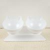 HOOPET Pet Bowl Non-slip Double Cat Bowl Dog Bowl With Raised Stand Food Water Feeder For Cats For Dogs Pets Supplies
