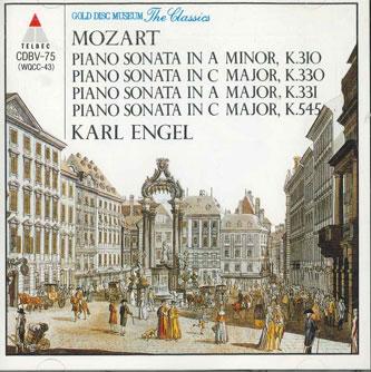 

CD KARL ENGEL - Mozart Piano Sonata Shu CDBV75 TELDEC Japan Classical Used