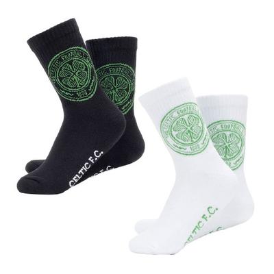 Celtic FC Unisex Adult Sports Socks (Pack of 2)