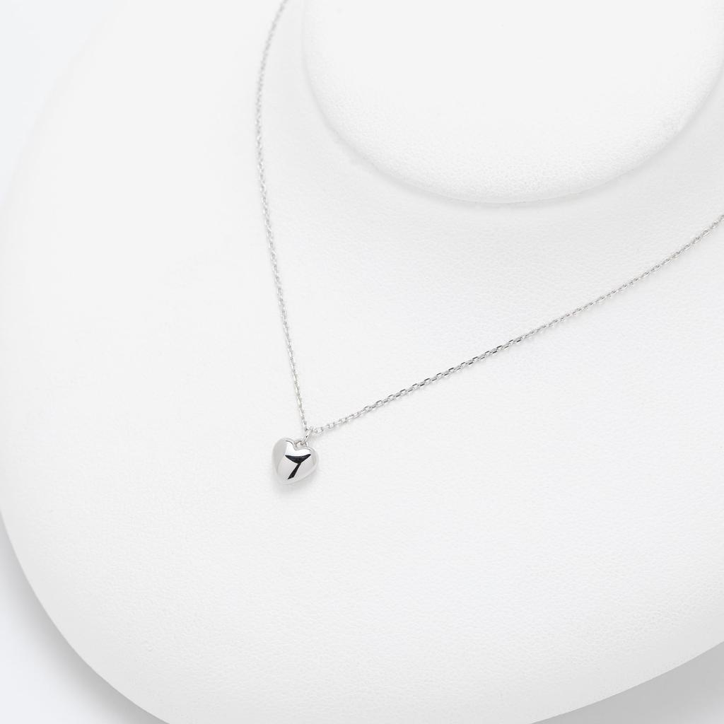 [Bloom] Official Women's Necklace, Silver, Rhodium Plated, Heart Motif 0772-4661-0019-0000