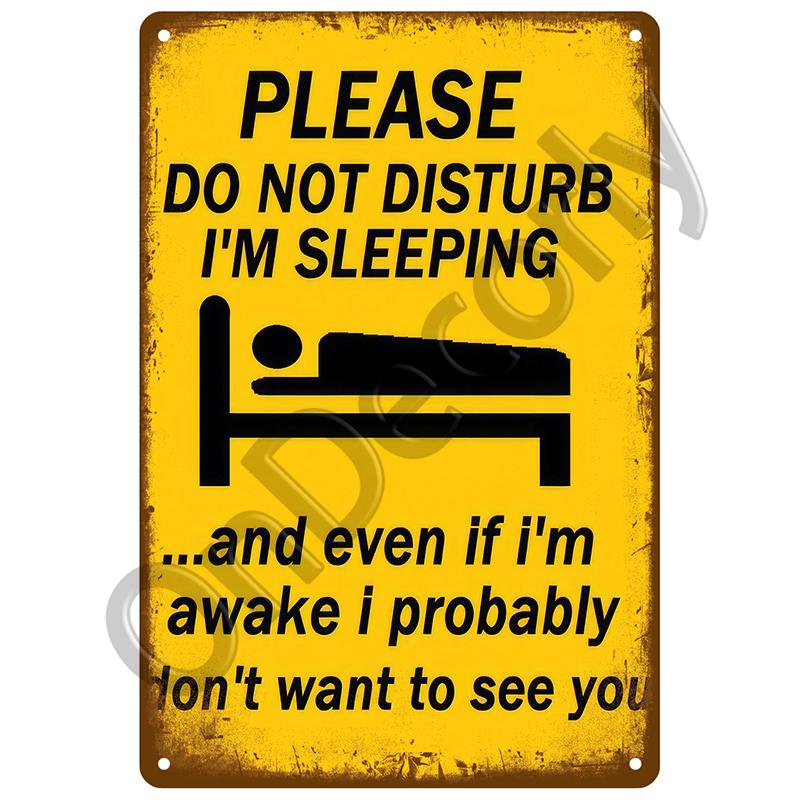 Beware Metal Signs Vintage Plaque Warning Danger Tin Signs Plate Home Wall Decor For Bar Club Man Cave Art Painting Poster Gift