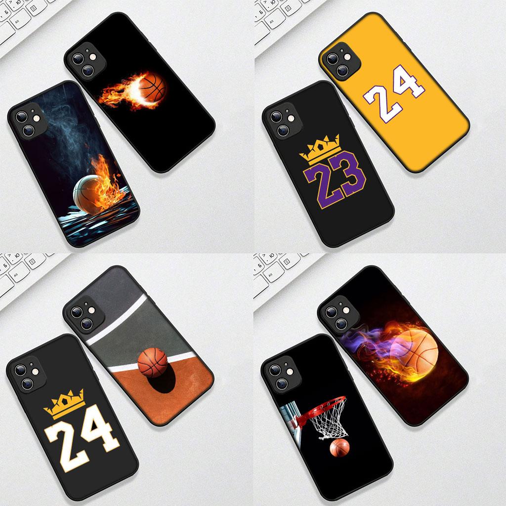 Phone Cover for Samsung Galaxy Note 20 9 8 S8 S10 S9 Plus A54 A33 A21S A31 M21 S10E A17 Casing Flexible Case Basketball 23 24