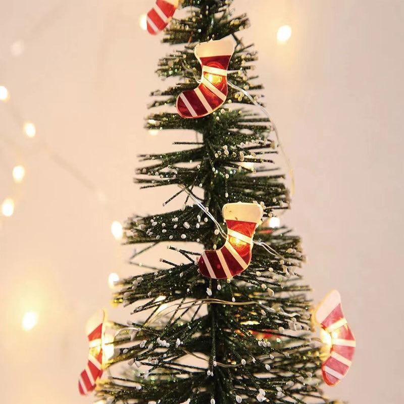 1M 10LEDs Christmas String Lights Decor Hanging Light New Year Holiday Home Xmas Navidad Holiday Christmas Pendant Drop Omaments