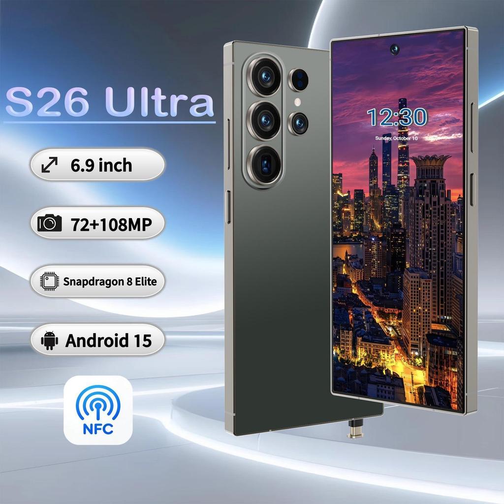S26 Ultra Smartphone: 7.3" Android with NFC Support