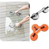 Sugkopp av aluminiumlegering för glas Tre/Dubbel gripare Sugkoppsplatta för flyttning Plastglas Buckeldragare Kakel Golv Dörr