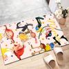 Custom Pippi Longstocking Mat Personalized Name, Polyester Washable Indoor Entryway Rug, Gift for Christmas, Easter, Thanksgiving Day