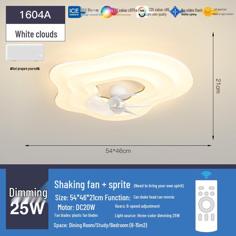 

Скандинавский кремовый потолочный светильник-вентилятор для спальни, детской комнаты или ресторана