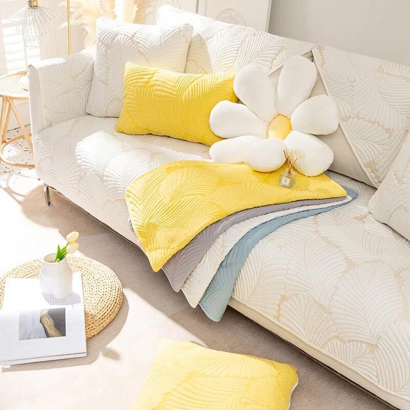 

Жаккардовый чехол для дивана, доступный на четыре сезона, нескользящий диван для гостиной, спинка, подлокотник, полотенце, универсальный защитный чехол для мебели 70x70cm