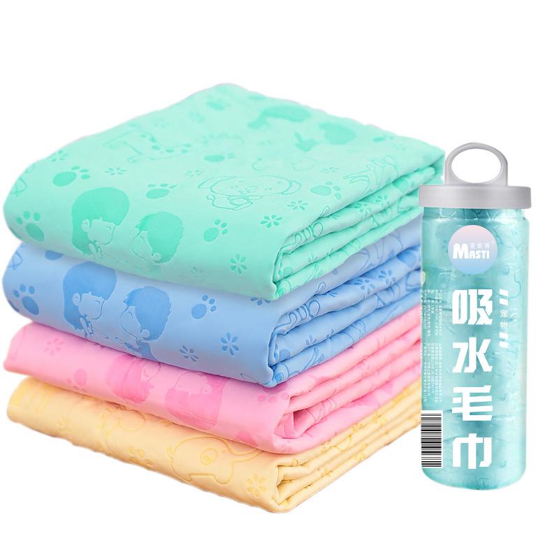 High-quality Large-sized Bucket Absorbent Towels for Pets, Including Dog and Cat Deerskin Absorbent Towels