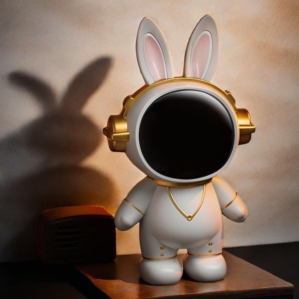 Trendiges Hasen-Sparschwein für Jungen zum Sparen, Astronauten-Sparschwein für Astronauten, Trendige Spielzeugornamente, Hochwertige Geschenke