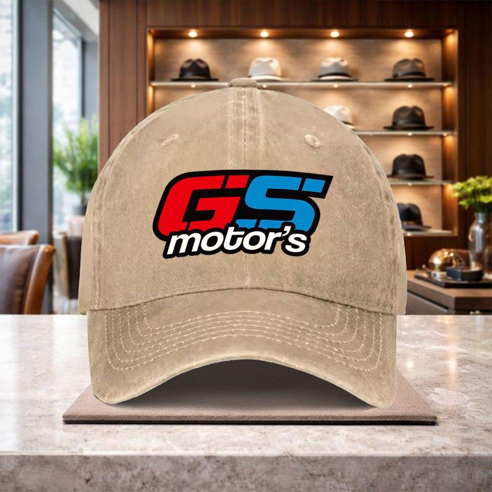 Το Καπέλο του Μπέιζμπολ με Σχέδιο GS MotorS Είναι ένα Casual Καπέλο Εξωτερικού Χώρου Κατάλληλο Τόσο για Άνδρες Όσο και για Γυναίκες Διαθέτει Ελαφρύ και Ρυθμιζόμε