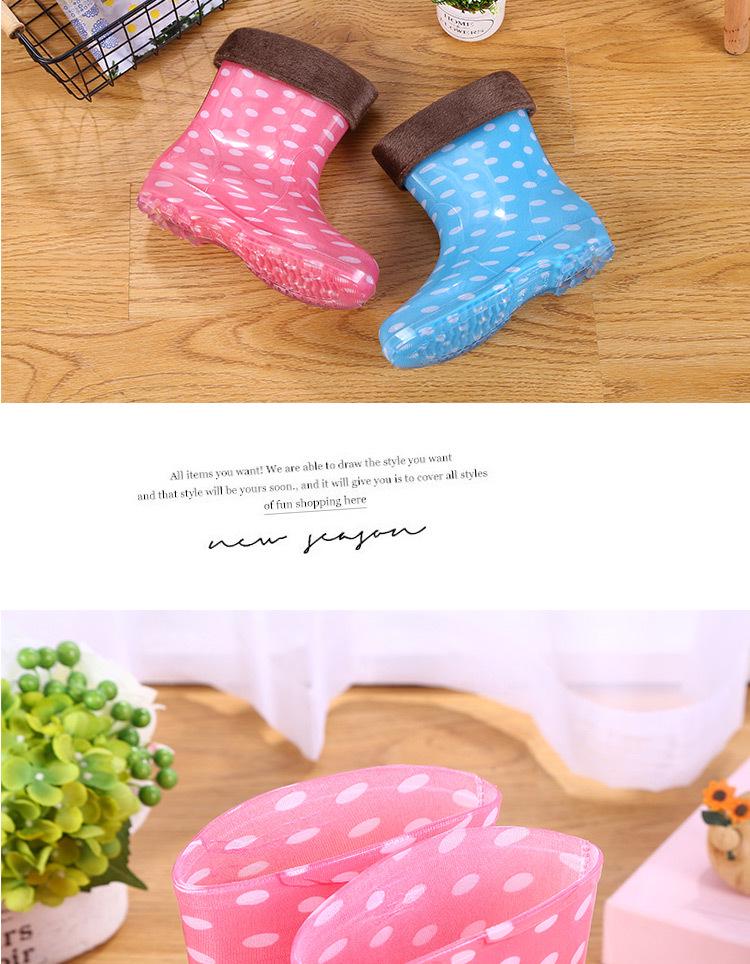 Women's Waterproof Jelly Rain Boots - Non-slip Fashionable Rubber Overshoes