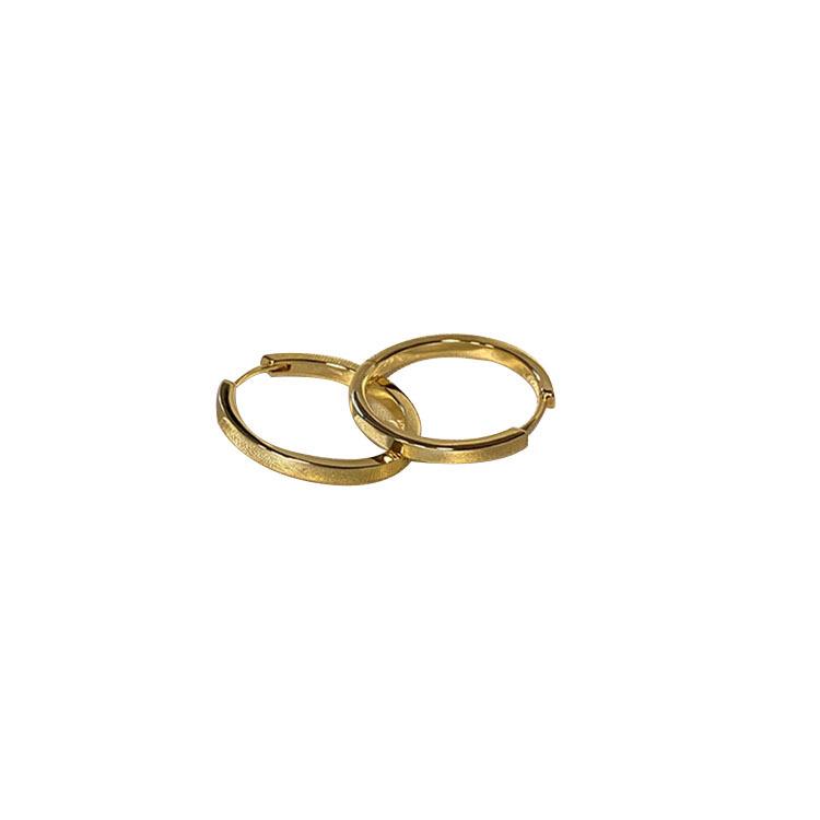 2025 Niche Design Feminine French Hoop Earrings - Plain Studs & Ear Clips