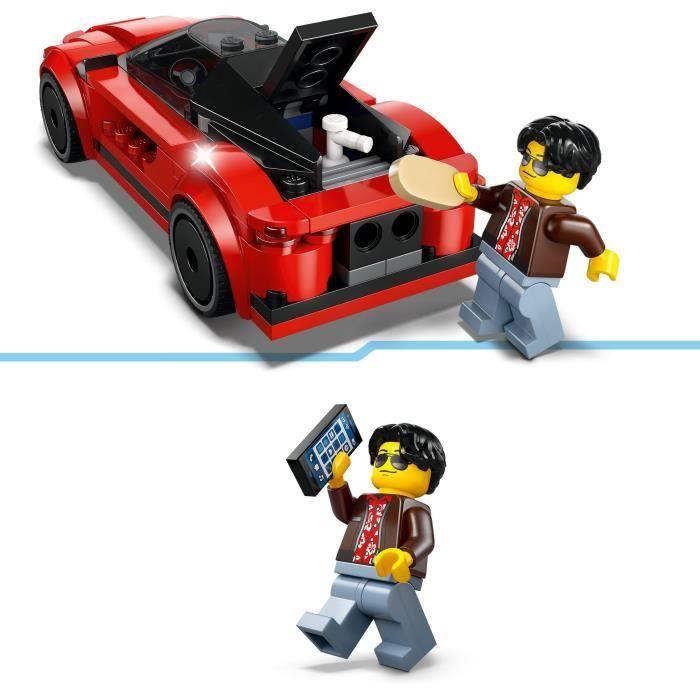 Lego city 60448 la voiture de sport rouge - jouet de construction pour garçon dès 5 ans