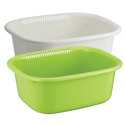 Asvel Square Washtub "N Pose" White