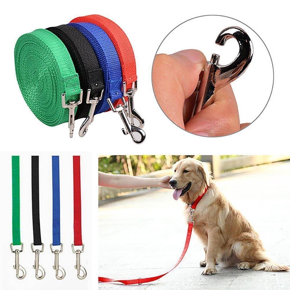 1,5/3/6/15m Hund Valp Bånd Lisse Lydighet Nylon Trening Innkalling Tau