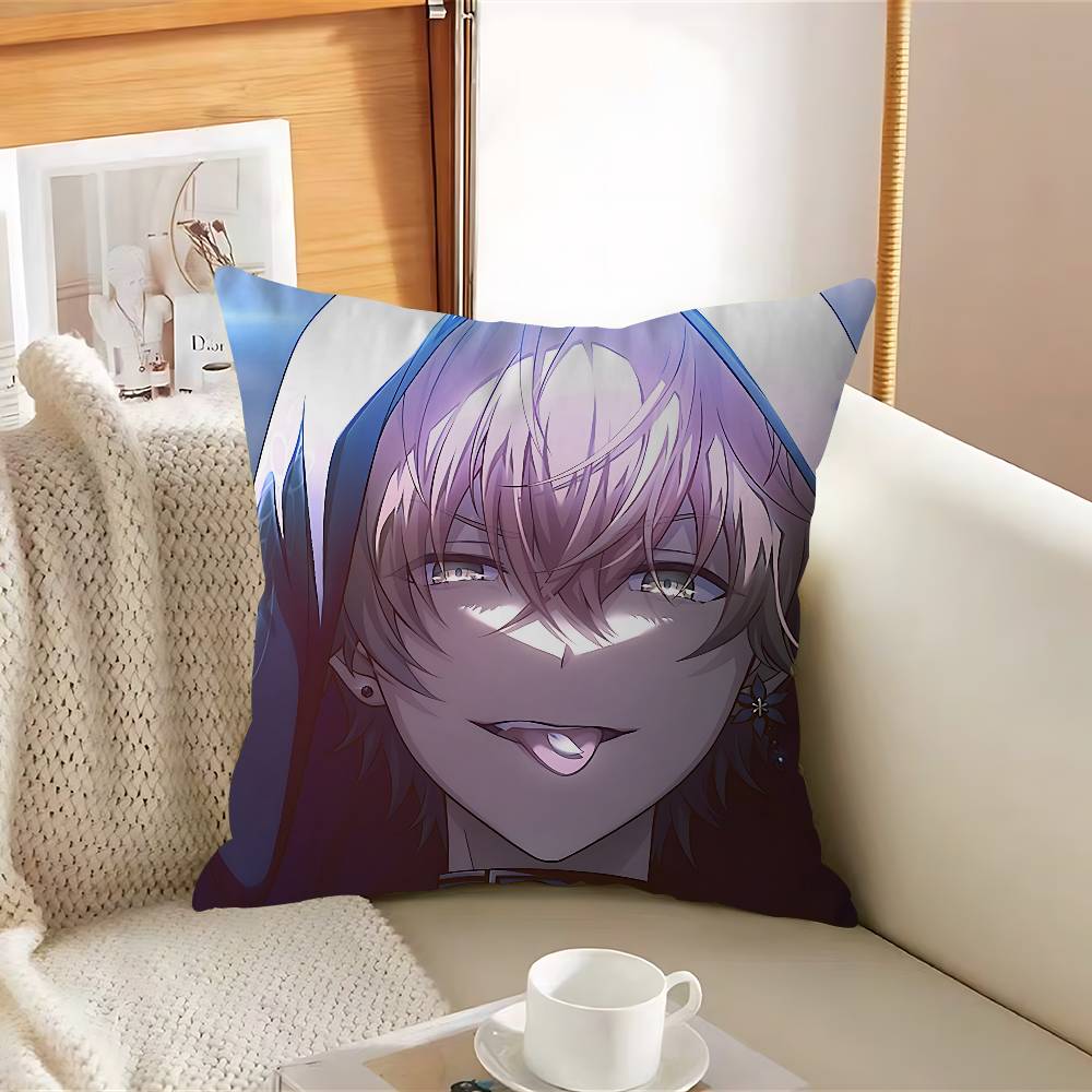 S-Shinonome A-AkitoS Pillow Case Removable Washable Cushion Cover – All-Season Soft Linen