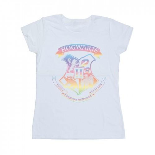 

Harry Potter Womens/Ladies Crest Pastel Cotton T-Shirt білий