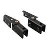 2Pcs Glass Door Hinge Accessories Silver/Black Color