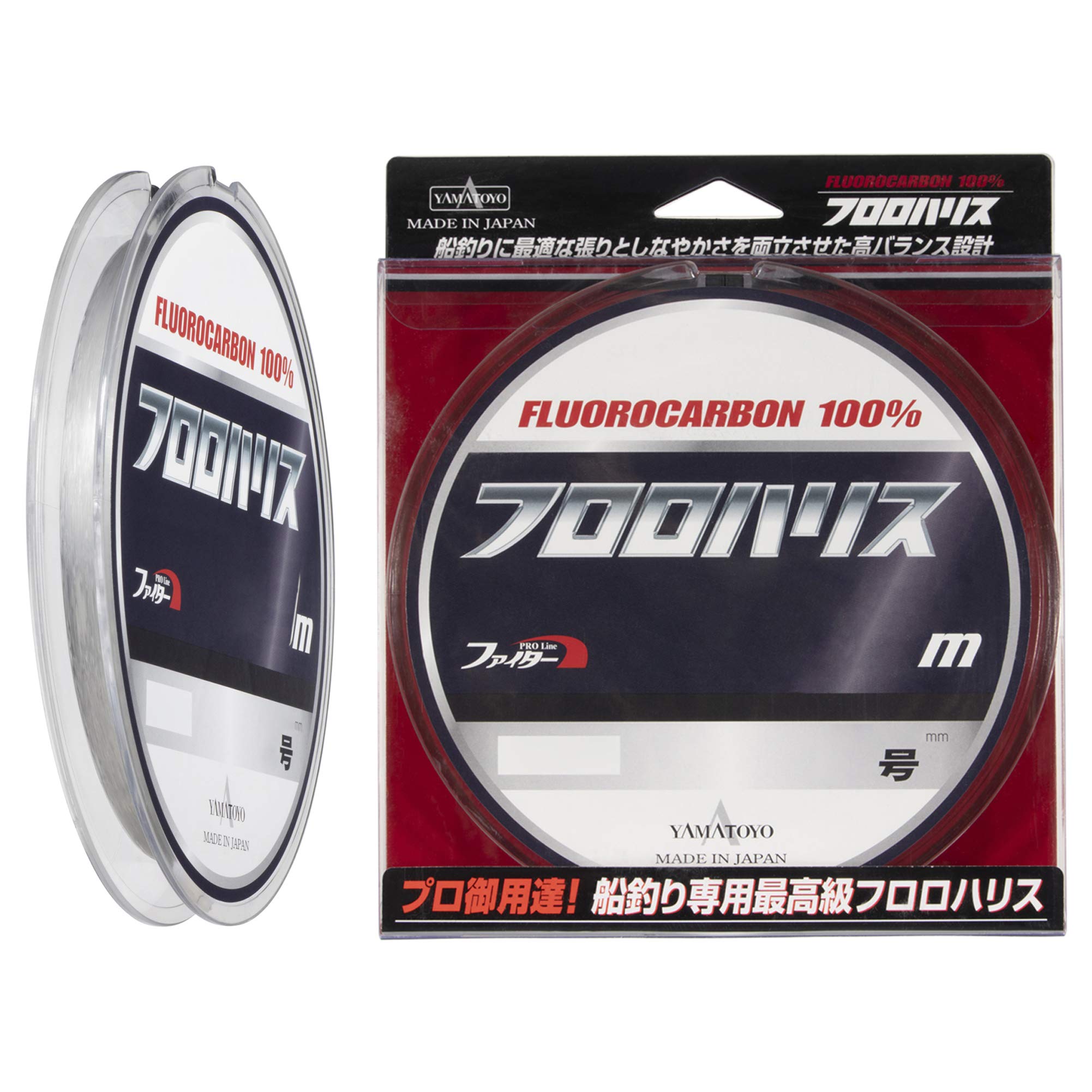 YAMATOYO Fighter Fluorocarbon Leader Size Clear Line, 100m, 20,