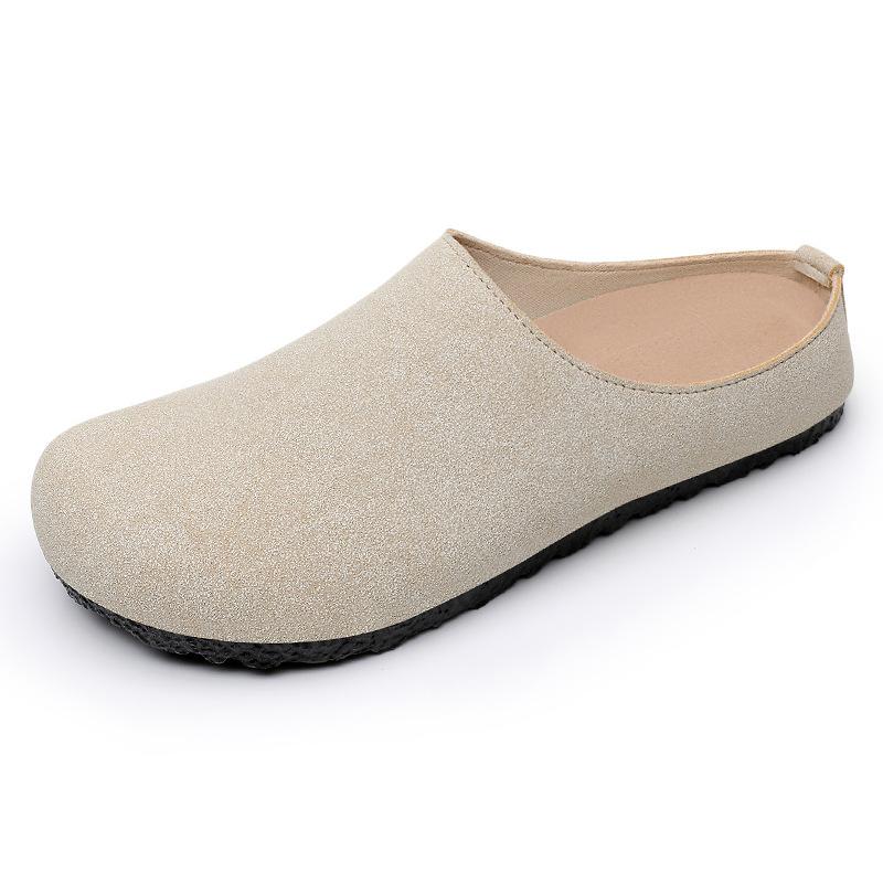 Shoes women's shoes versatile slippers new one-pedal casual shoes lazy shoes soft sole not tired mother shoes