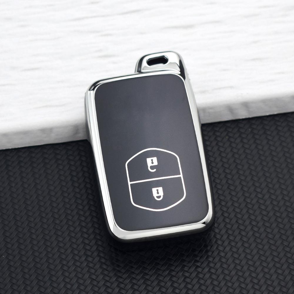 

TPU Car Key Case Cover for Toyota Prius 30 Alpha Aqua Land Cruiser Auris for Lexus LC 200 2/3/4 Buttons Remote Holder Key Chain