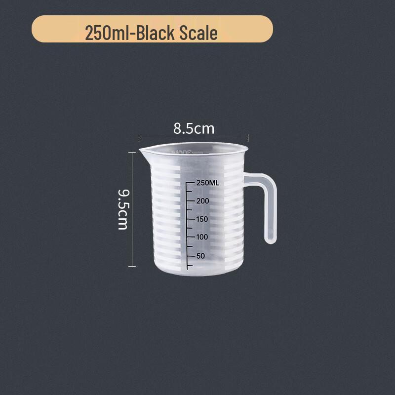 Yangg Verdickte Messbecher aus Kunststoff mit Graduierung