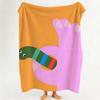 Illustrator Andy Huang Throw Flannel Throw Blanket Suitable for Sofa Living Room Bedroom