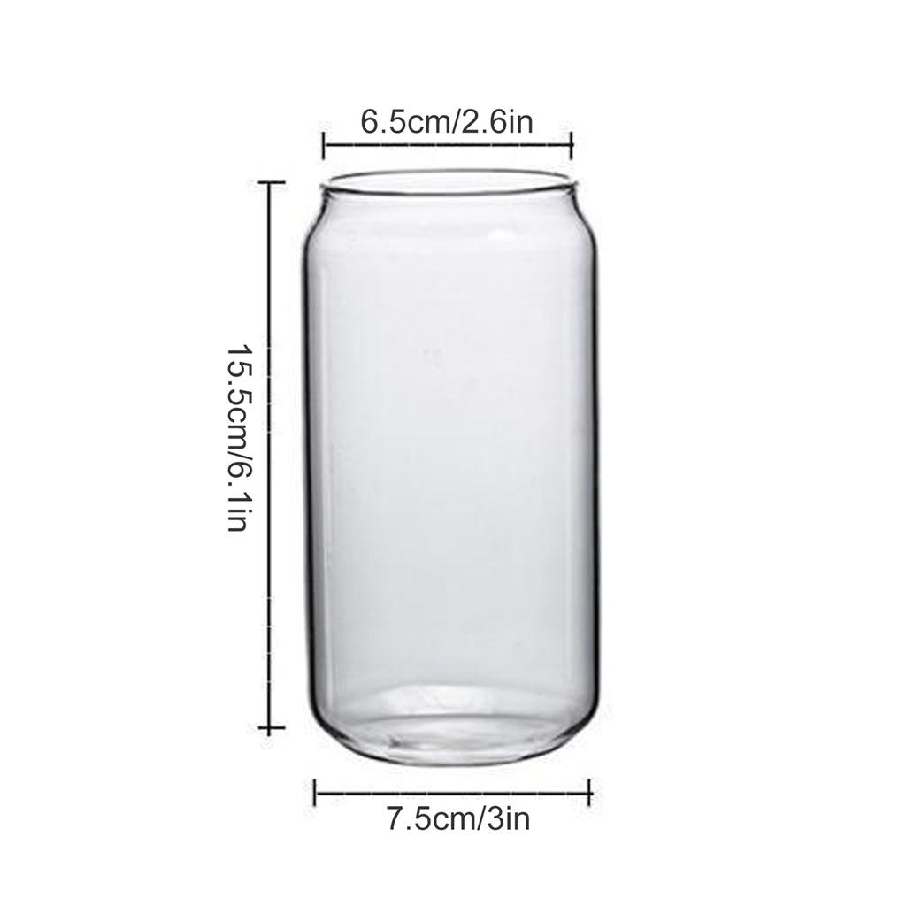 Creative Cola Can Shaped Glass Juice Milk Fruit Tea Glass Beer Glass Water Glass Cold Drink Glass