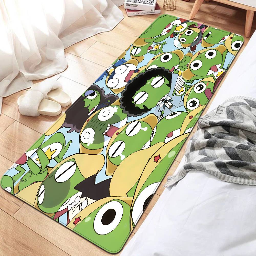 

Anime Keroro Gunsou Frog Floor Mat INS Style Soft Bedroom Floor House Laundry Room Mat Anti-skid Household Carpets 50x80cm