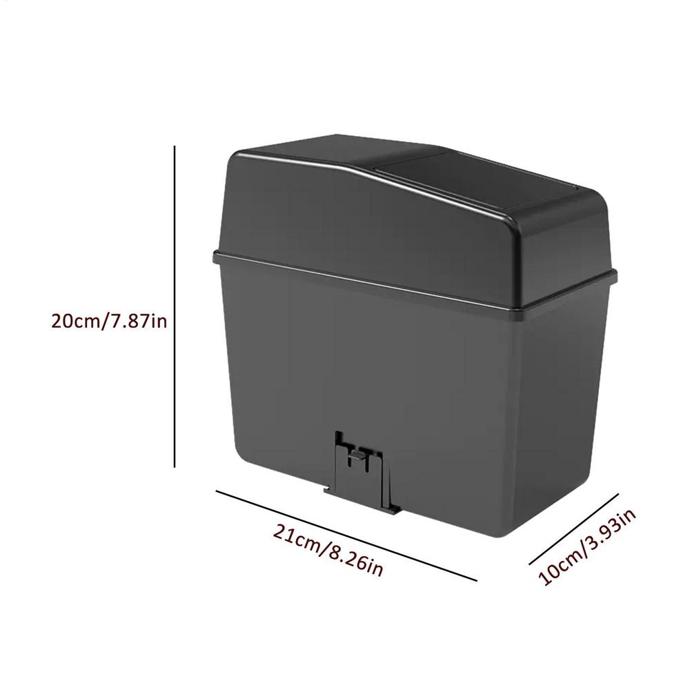 

Car Garbage Can Push-type Umbrella Storage Bucket Waterproof Trash Can Garbage Box Garbage Container For Auto Interior Accessory чёрный