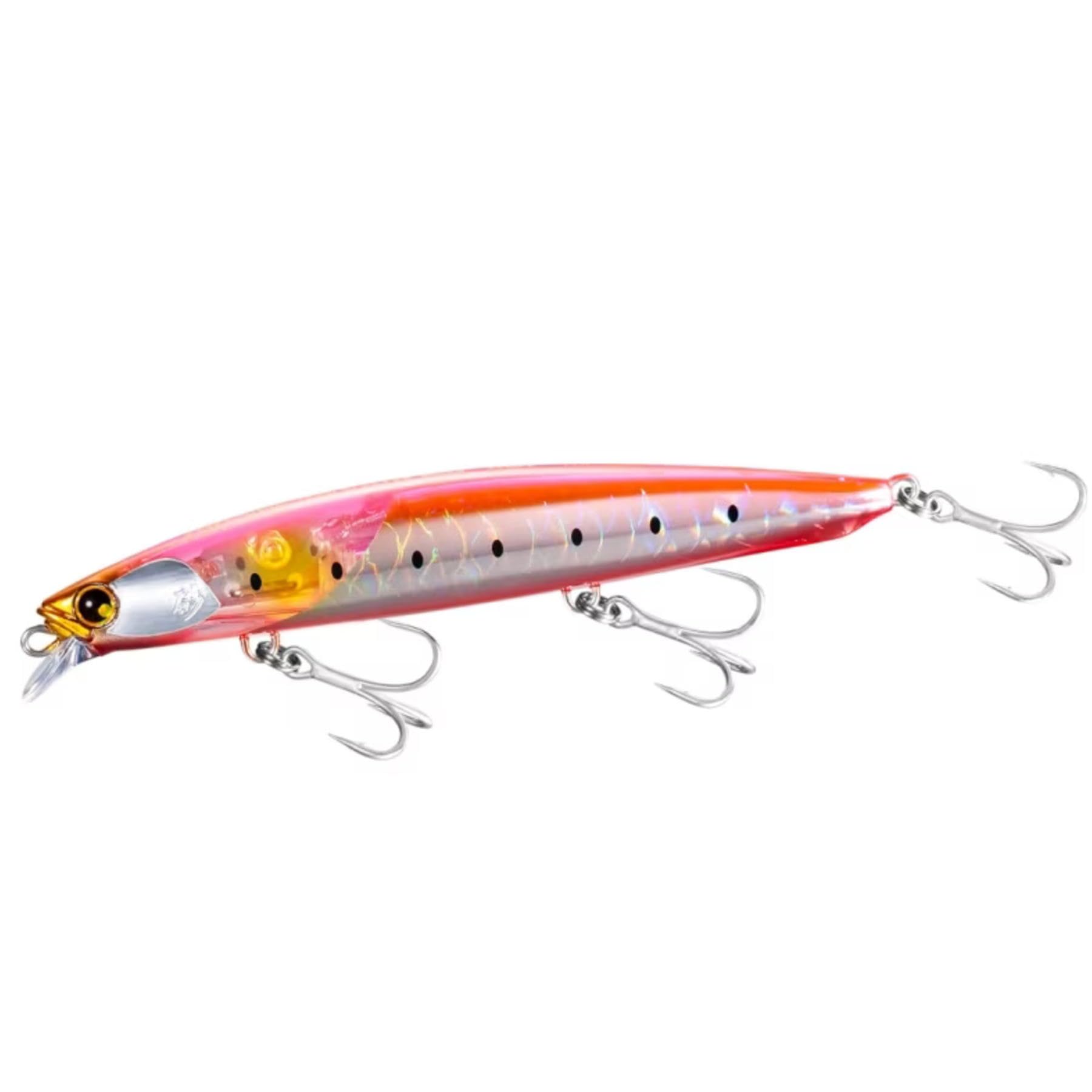

Shimano Shore Saltwater Lure Netsuna Flounder Minnow SR Flash Boost Pink Sardine Minnow, 110S, XF-210W 004,