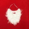 Santa Claus Beard Realistic Curly Fluffy Soft Elastic Band Costume Accessories Adults/Kids Christmas Performance Santa Fake White Handlebar