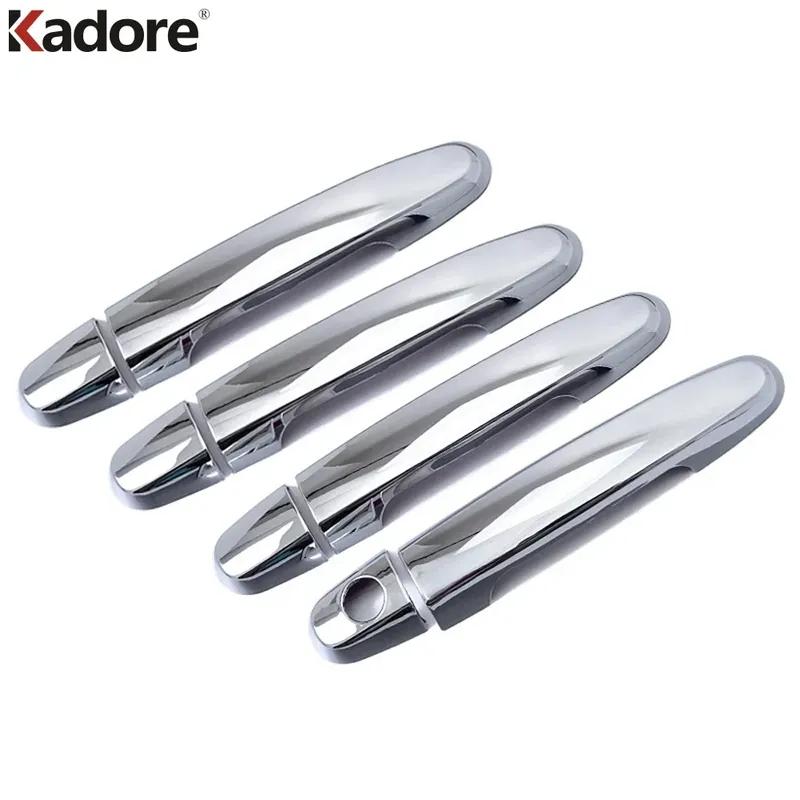 Door Handle Cover Trim For Toyota Vios Yaris Sedan 2013 2014 Chrome Car Side Door Handles Cartch Molding Overlay Accessories