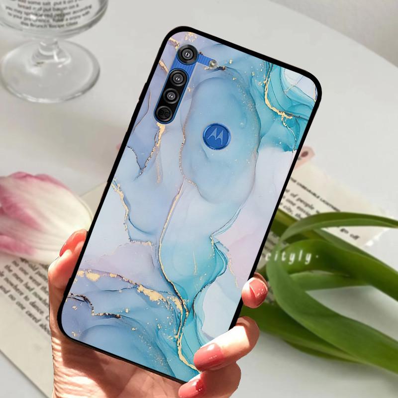 For Motorola Moto G8 Plus Case Black Silicone Cover Case for MOTO G8 Play G 8 Power Lite Fashion TPU Protective Back Cover Shell