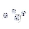 300pcs 8mm Six-Sided Dice Set White Black Green Colors Bulk RPG Dice for Tabletop Games D&D Casino Nights and Party Favors JXB