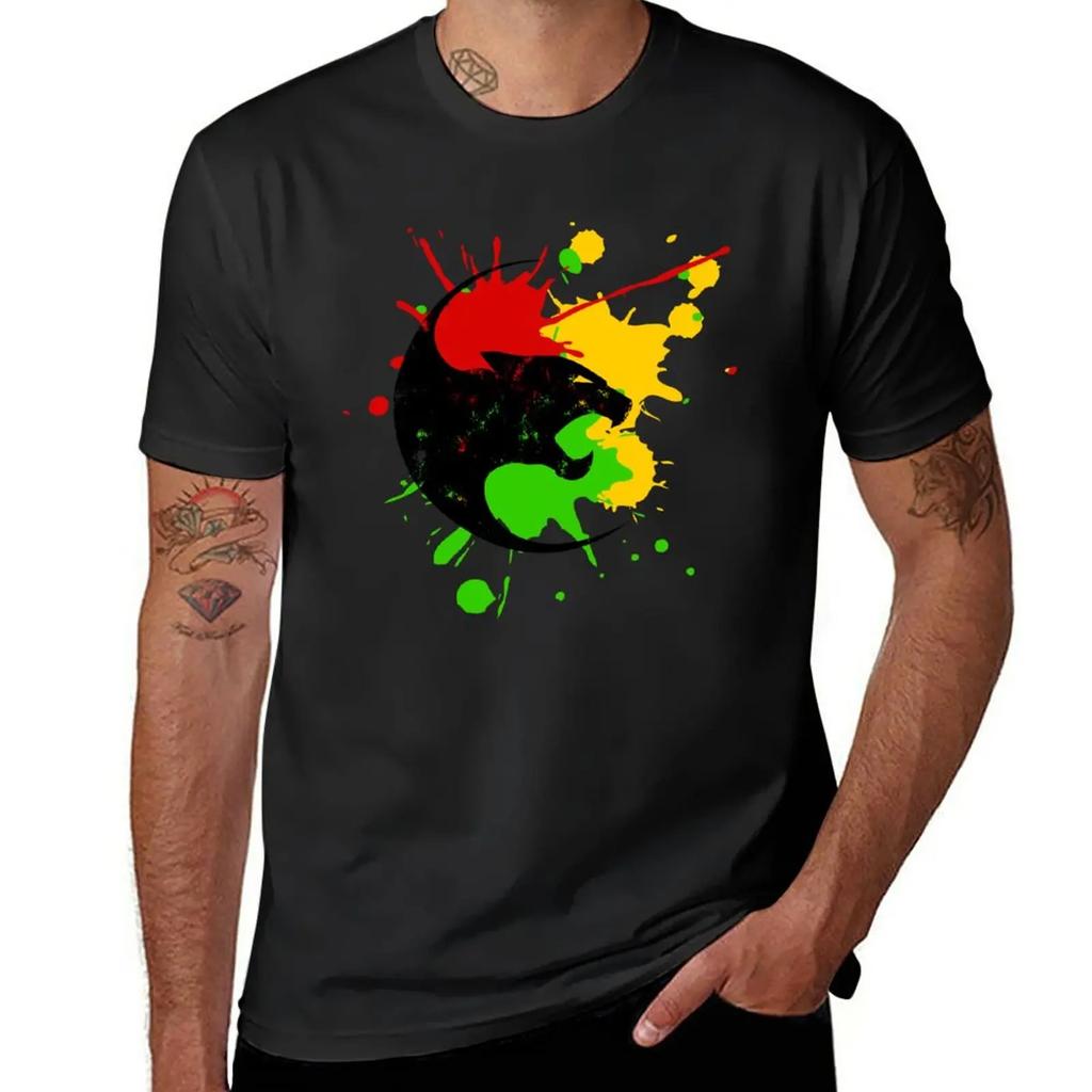 Reggae Panther, Rasta, Roots, Black History Month, Music T-Shirt Plus Sizes Sports Fans Tshirts for Men