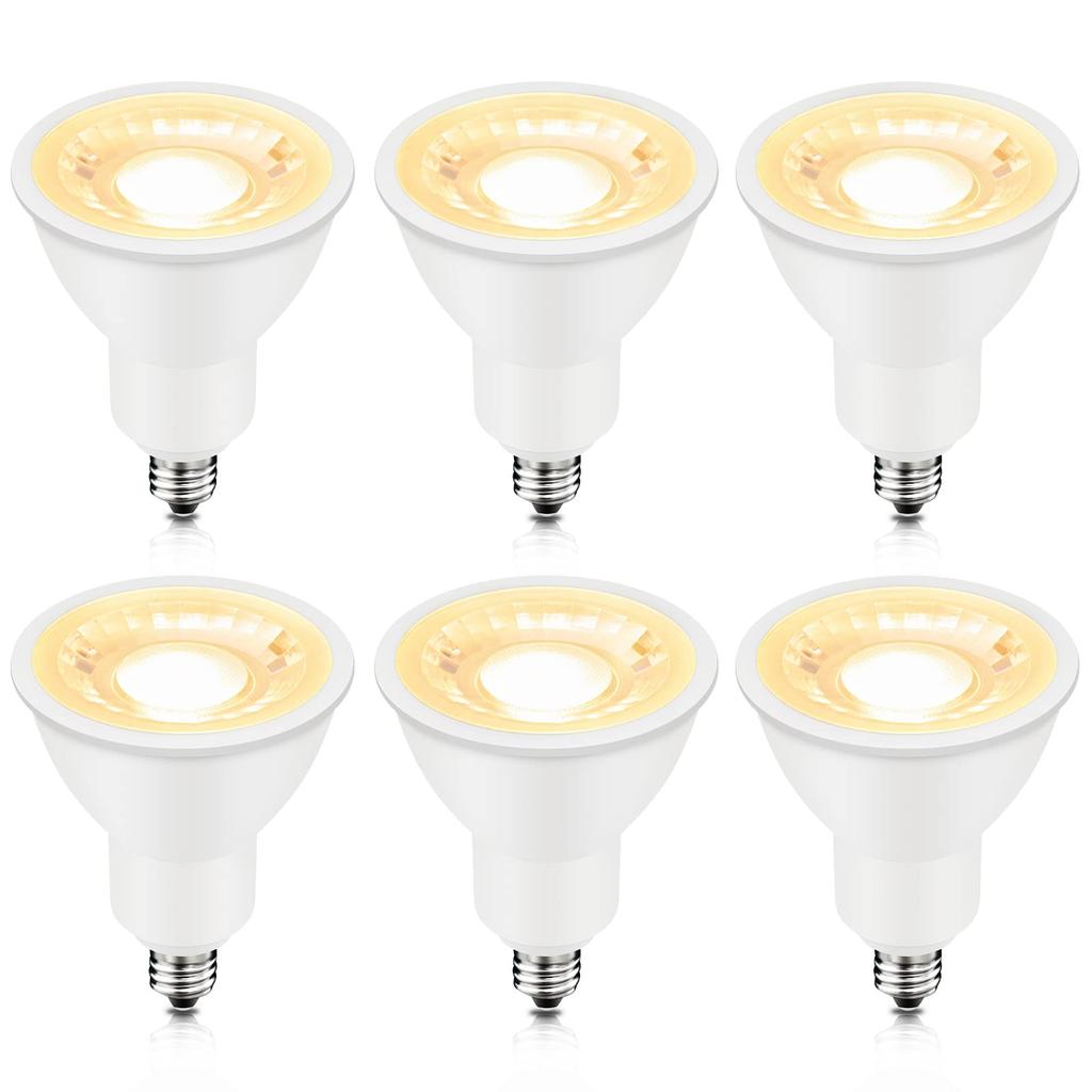 xydled LED Spotlight, E11 Base, 6W, 450lm, Equivalent to 50W Halogen Bulb, PSE Certified (Warm White, 6-Pack)
