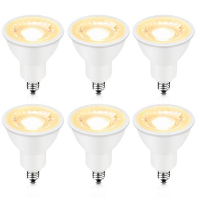 Holofote LED xydled, Base E11, Equivalente a 50W, 6W, 450lm, Branco Quente, Economizador de Energia, Certificado PSE (Branco Quente, Pacote com 6)