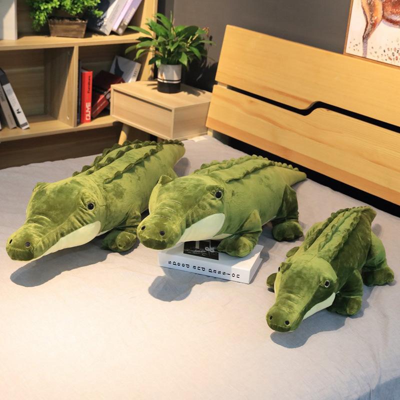 Simulation Crocodile Doll Plush Toy Cloth Doll Large Crocodile Doll Throw Pillow for Boys and Girls Birthday Gifts