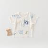 Unisex Baby T-Shirt: Antibakterielle Baumwolle, Kurzarm, Sommerkleidung für 0-3 Jahre