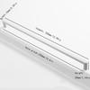 glossy gold silver black and white nickel cabinet door handles, kitchen cabinet drawers, wardrobe aluminum alloy