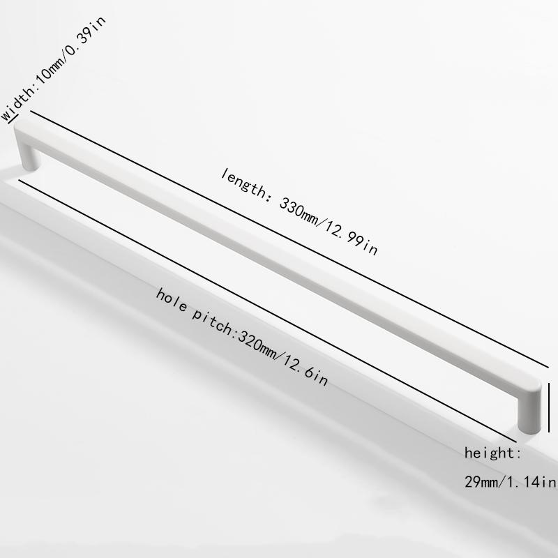 glossy gold silver black and white nickel cabinet door handles, kitchen cabinet drawers, wardrobe aluminum alloy